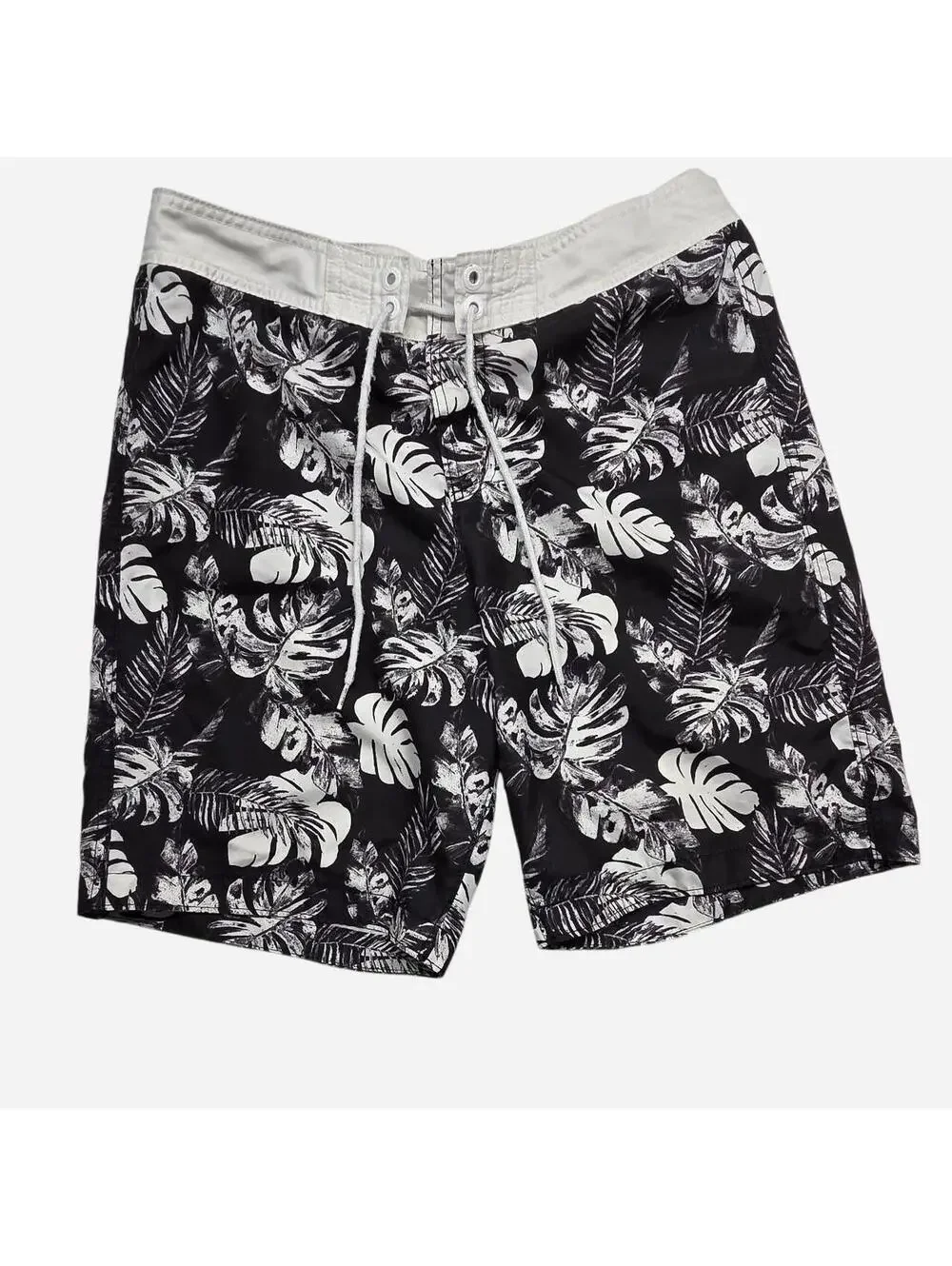 Hollister Co. Men's Black and Multi Swim-briefs-short